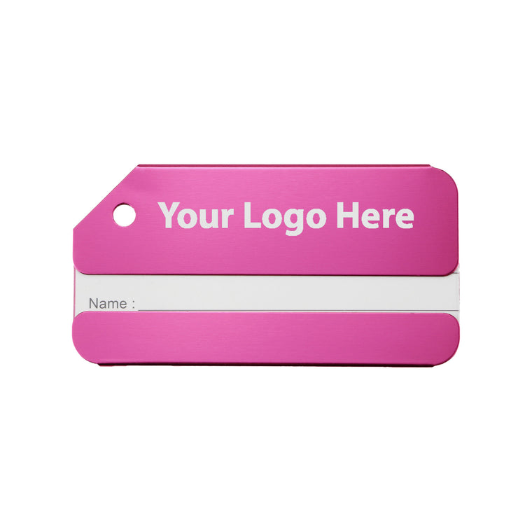 Aluminum Metal Square Luggage Tag