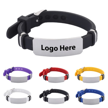Titanium Steel Silicone Bracelet