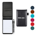 A7 Pocket Notepad Set Pu Holder 50 Lined Sheets Stylus Pen