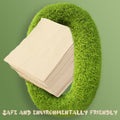 Custom Unbleached Natural Paper Beverage Napkins