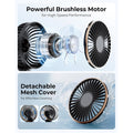 Ultra Quiet 6 Speed Portable Rechargeable Handheld Fan