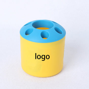 Plastic Pen Holder Vase Toothbrush Holder Makeup Brush Cup