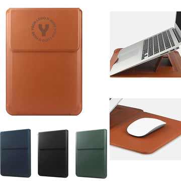 16 Inch Pu Leather Laptop Bag Sleeve Case