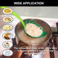 Green Leaf Slotted Spoon