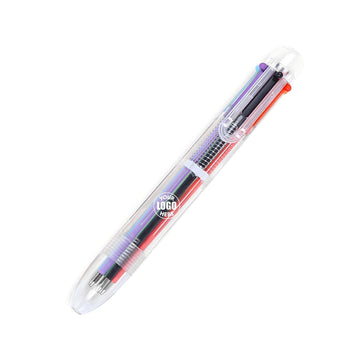 6-In-1 Multi-Color Retractable Ballpoint Pen