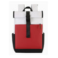 Roll-Top Nylon Backpack
