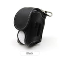 Portable Waist-Hung PU Leather Golf Ball Pouch