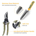 9 Piece Stainless Steel Gardening Hand Tools Set