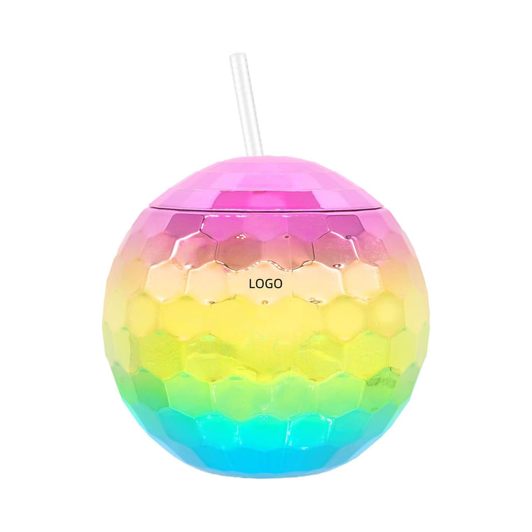 18oz Electroplated Disco Ball Cup
