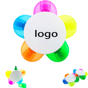Flower Shape Highlighter  5-in-1 Colors