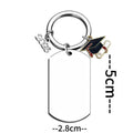 Graduation Keychain With Dog Tag Pendant