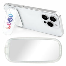 Adhesive Foldable Phone Stand With Mini Mirror