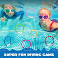 8pcs Diving Rings Underwater Training Swimming Diving Toys