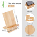 Detachable Phone Stand Made With Genuine Bamboo