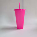 24Oz Glitter Plastic Coffee Cups