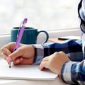 Click-Type Black Ballpoint Pen With Capacitive Touch Plastic Gourd Barrel