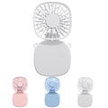 USB Rechargeable 3-Speed Brushless Foldable Handheld Fan