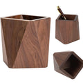 Wood Pen Holder Cups