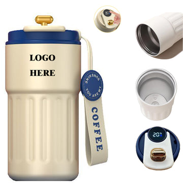 15oz Smart Temperature Display Coffee Thermos Cup