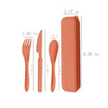Reusable Wheat Straw Cutlery Set
