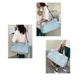 Gym Bag With Wet And Shoe Compartment
