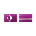 Airplane Aluminum Luggage Tag
