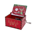 Wooden Merry Christmas Music Box