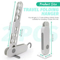 Portable 7-Hole Foldable Travel Hanger