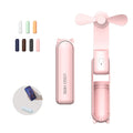 Mini USB Rechargeable Folding Fans with Power Bank