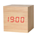 Wooden Voice-Controlled Silent Electronic Clock