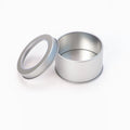 Round Windowed Tin Box