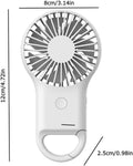 Mini Portable USB Rechargeable Handheld Pocket Fan with Clip