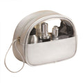 Handheld Skincare Organizer PU Waterproof Cosmetic Bag