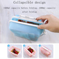 Microwavable Foldable Silicone Food Storage Bag W/ Carabiner