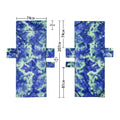 Tie-Dye Microfiber Chaise Lounge Towel Cover W/ Side Pockets