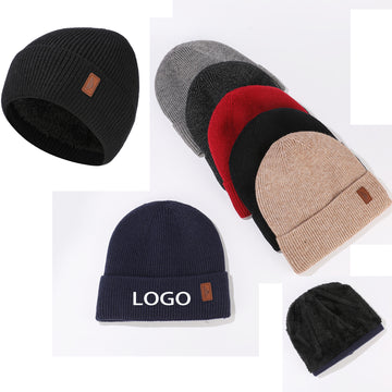 Winter Unisex Knit Cuff Beanie Hat