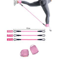 Hip Training Ankle Strap Set with Stretch Cord
