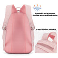 Pink College Laptop Backpack For Ladies