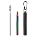 Stainless Steel Telescopic Straw Set