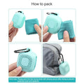 Quick Drying Towel With Silicone Case