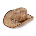 Unisex Woven Straw Round Up Summer Beach Wide Brim Hat