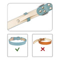 Double Buckle PU Pet Collar
