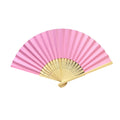 8.2" Folding Advertising Paper Bamboo Fan