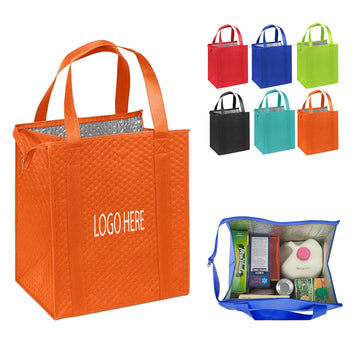 Large Capacity Thick Insulated Smart Shopping Bag