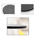 6 Piece Leather Round Coaster Insulation Mat Set