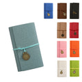A6 Loose-Leaf Notebook With Binding Straps