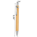 Bamboo Wooden Retractable Ballpoint Pen