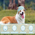 Breathable Corduroy Dog Sun Hat Adjustable Ear Hole Hat