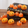 Flickering Pumpkin LED Tealights