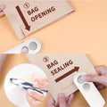 2 in 1 Mini Plsatic Bag Sealer Cutting